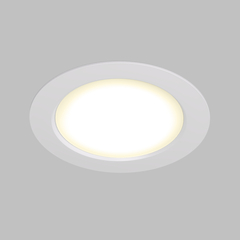 DK3048-WH Встраиваемый светильник, IP 20, 7Вт, LED, белый, пластик