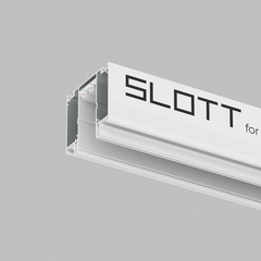 TR2014-WH Профиль-трек SLOTT for DENKIRS SMART, для натяжных потолков, 2 м, алюминий, белый