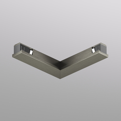 TR5723-DN Электрический коннектор для трека SHINE BASE 90° потолок-потолок, темный никель, алюминий