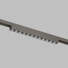 DK5971-DN Светильник трековый SHINE GRILL ZigBee, 48В, 10Вт, 2700-6000K, IP20, темный никель, алюминий