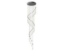 07860-28A,02 Люстра каскадная Асмер хром Led 84W