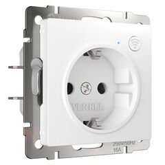 Умная встраиваемая розетка Werkel Wi-Fi 3500W IP20 W1171601 белый