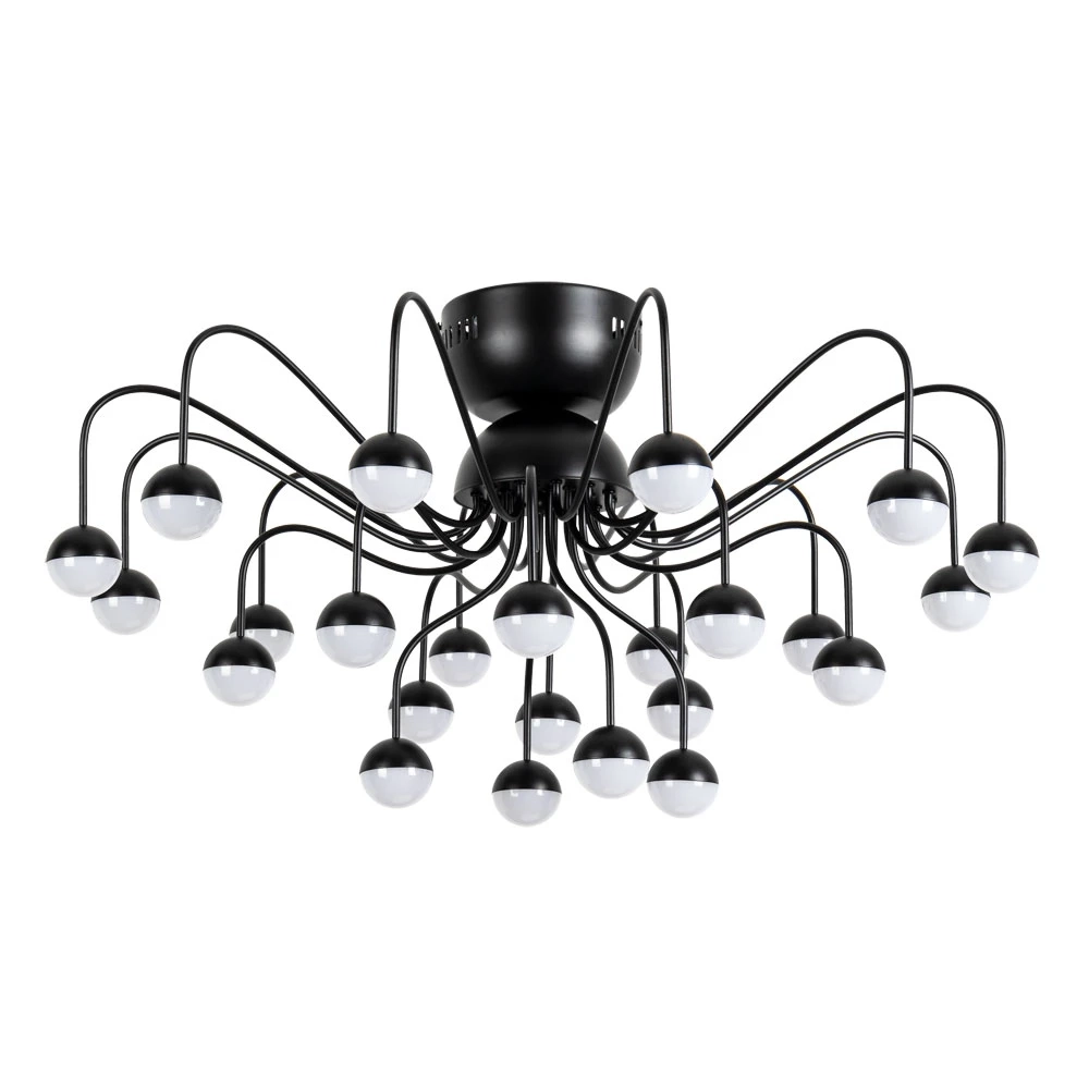 Потолочная люстра Arte Lamp DEXTER A3619PL-24BK