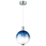 805405 Люстра COLORE LED 1х6W 320LM ЧЕРНЫЙ/СИНИЙ 3000K