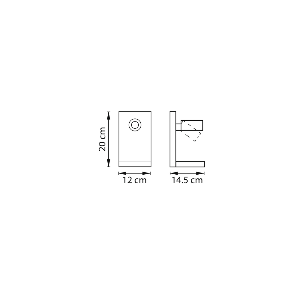 808526 Бра MURO 3W LED 240LM БЕЛЫЙ 3000K