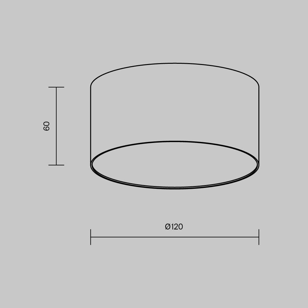 Потолочный светильник Technical C032CL-12W3K-RD-W