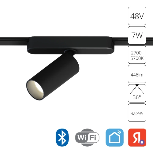 Купить Магнитный трековый светильник Arte Lamp RAPID SMART A2956PL-1BK