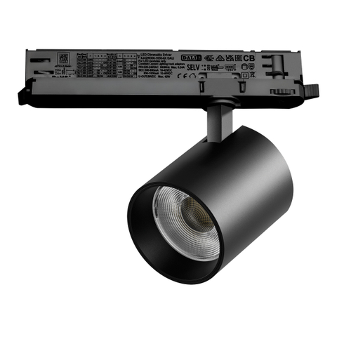 Купить A5437DALI Светильник ALTA BASE для трековой системы Quattro с управлением DALI LED 35W 3176LM 24G ЧЕРНЫЙ 3000K с адаптером (215437 + 594067)