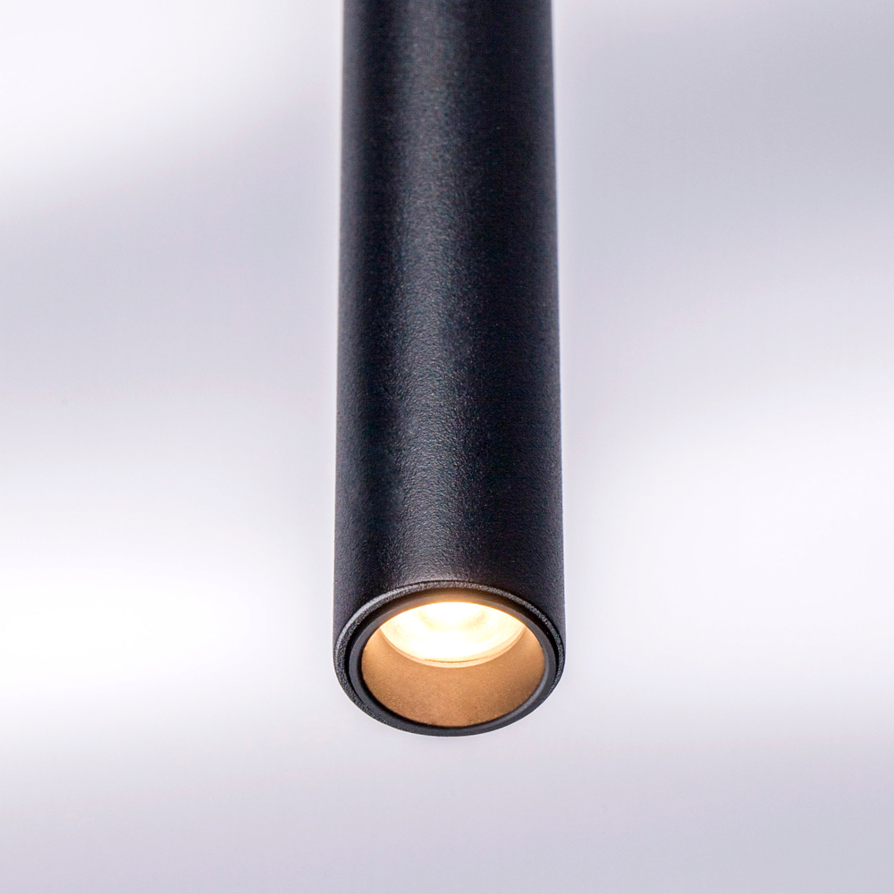 L3T747447 Люстра TUBO LED 15W 960LM 25G ЧЕРНЫЙ 4000K (574717+747447 (3шт)