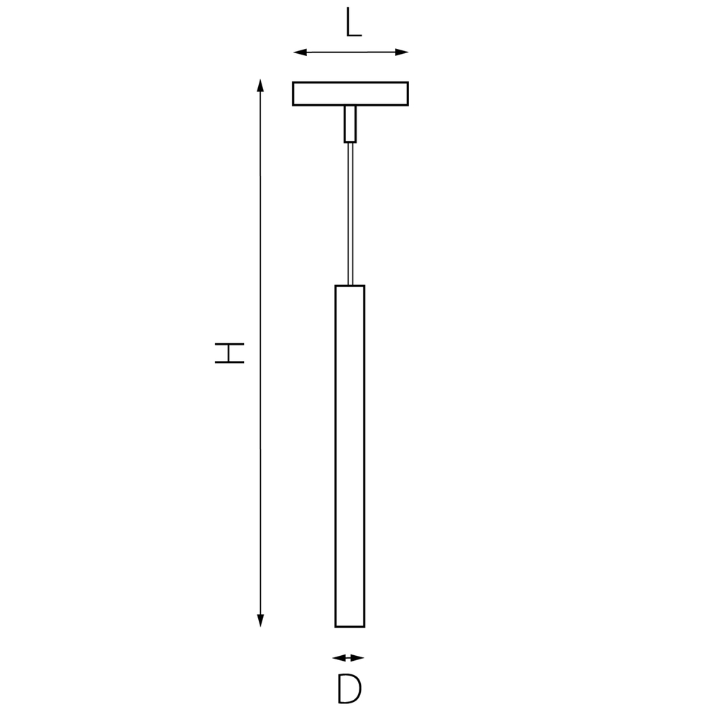 236347 Светильник подвесной 24V д/1-фазн трека LINEA LED 3W 180LM 24G ЧЕРНЫЙ 4000K