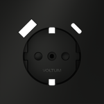 Накладка для розетки с заземлением и защитными шторками, с USB A+C, S70 (черный матовый)