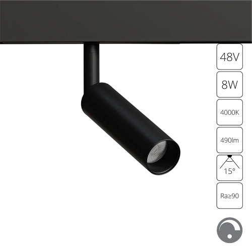 Купить Магнитный трековый светильник Arte Lamp LINEA 0.1-10V A4680PL-1BK
