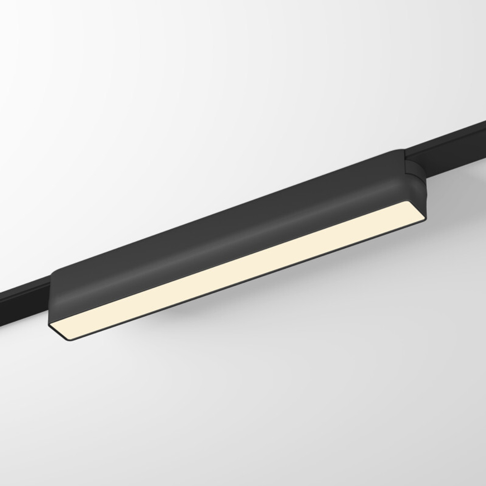 DK5300-BK Светильник для трека Air, серия Linear 3000 со светодиодом, L230*W26*H36мм, 48V DC, 9W, RA?90, 120°, 3000K, IP20, черный, алюминий