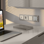 Накладка для USB розетки перламутровый рифленый W1179513