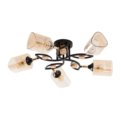 Купить Потолочная люстра Arte Lamp GLAMORE A5076PL-5BK