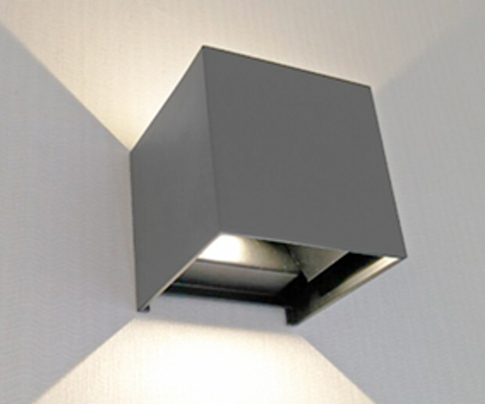 08585,16(4000K) Светильник Куб серый IP65 Led 6W