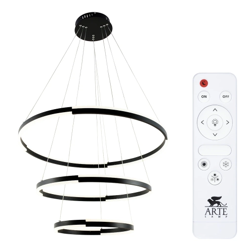 Купить Подвесная люстра Arte Lamp ALFIE A2180SP-60BK
