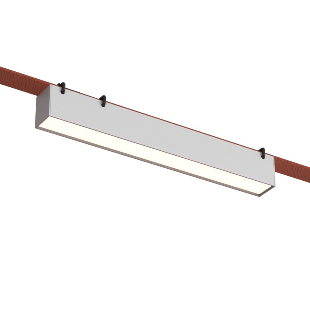 DK5674-WH Cветильник для трека-ремня Belty Smart, серия Linear, со светодиодом, L323*W40*H45мм, 48V DC, 12W, RA90, 120°, 2700-6500K, IP20, белый, алюминий