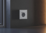 Накладка для розетки с заземлением и защитными шторками, с USB A+C, S70 (серый)