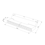 Slim Magnetic Трековый светильник 22W 4000K Mobi (чёрный) 85191/01
