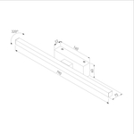 Светильник настенный светодиодный Rino белый 40157/LED