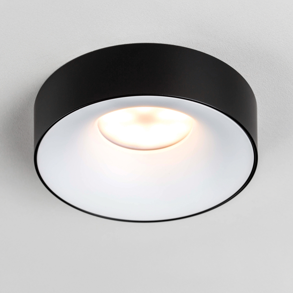 L01002027 Светильник LEVIGO MR16/HP16 БЕЛЫЙ/ЧЕРНЫЙ МАТОВЫЙ (010020+510027)