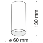 Потолочный светильник Technical C010CL-01CH