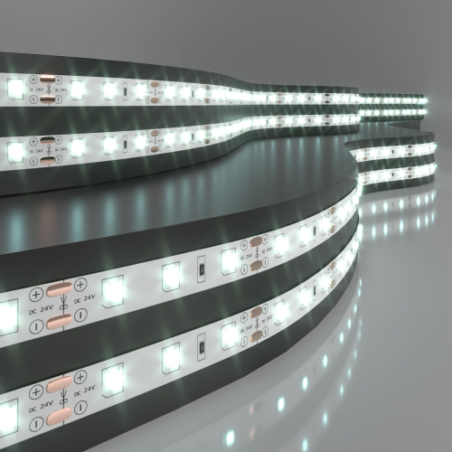 Купить Светодиодная лента 24 В 4,8 Вт/м 60 Led/м 2835 IP20, холодный белый 6500K, 5 м Лента светодиодная 24V 4,8W 60Led 2835 IP20 холодный белый, 5м
