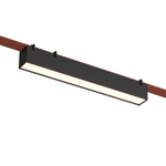 DK5575-BK Cветильник для трека-ремня Belty, серия Linear, со светодиодом, L323*W40*H45мм, 48V DC, 12W, RA90, 120°, 3000K, IP20, черный, алюминий