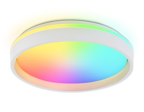 Купить FZ601 WH/GD белый/золото IP20 46W 3000K-6500K+RGB D390*80 (ПДУ ИК)