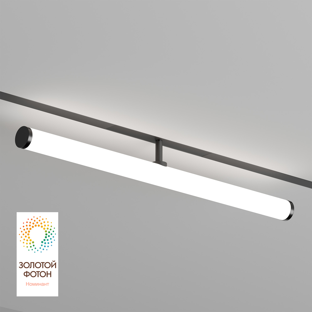DK8065-BK Рассеивающий матовый светильник SMART RAY 12W DIM 3000K-6000K, черный, акрил, алюминий