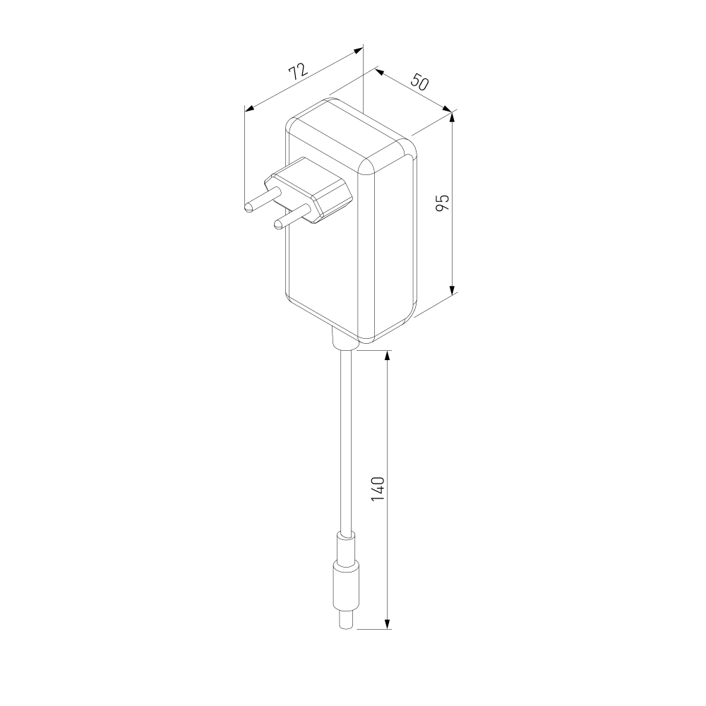 Mini Magnetic Блок питания 48W черный 95060/00