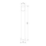 Ландшафтный светильник Roil черный IP54 35125/F