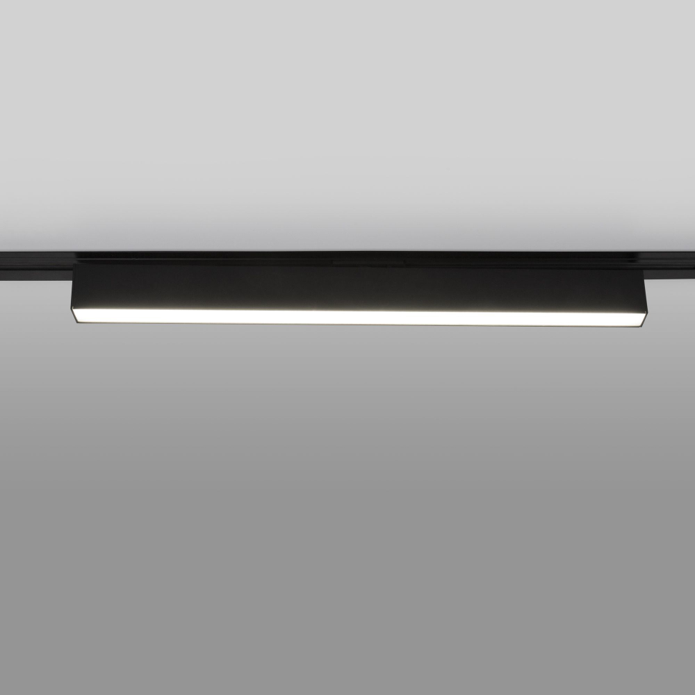 Трековый светодиодный светильник для однофазного шинопровода X-Line 20W 4200K черный матовый X-Line черный матовый 20W 4200K (LTB54) однофазный