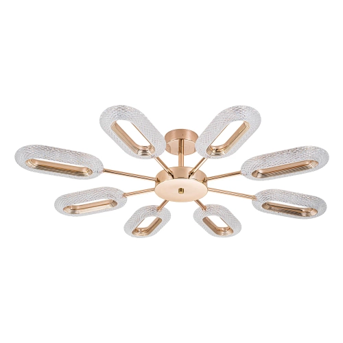 Купить Потолочная люстра ARTE LAMP OVALE A2489PL-8GO