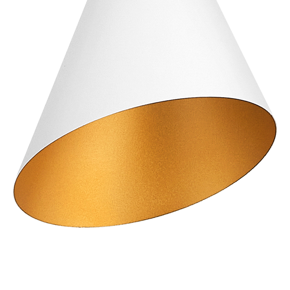 757006 Люстра CONE GW 1х6W(led) G9 БЕЛЫЙ/ЗОЛОТО