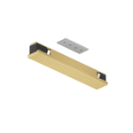 TR5722-SB Электрический коннектор прямой для трека SHINE BASE, 48V DC, IP20, сатинированная латунь, алюминий