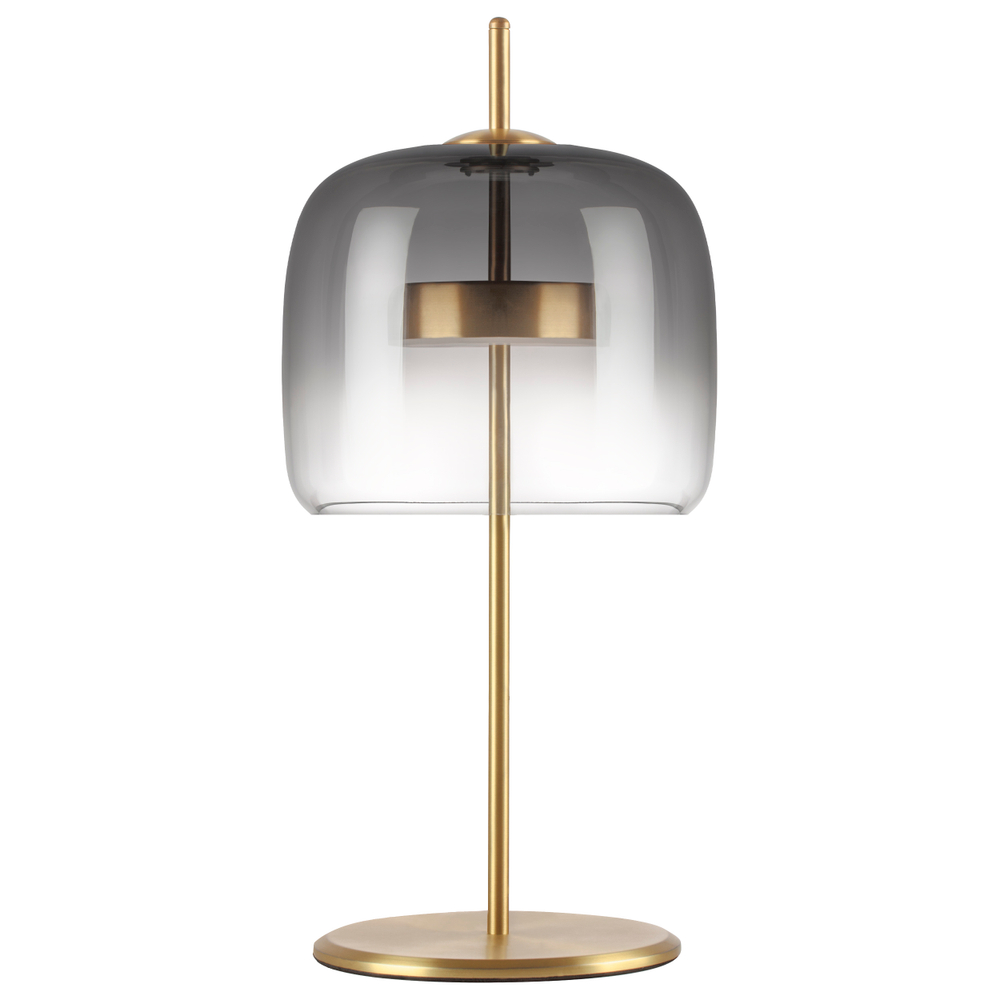 804918 Настольная лампа CUPOLA LED 9W 450LM ЗОЛОТО/ДЫМЧАТЫЙ 3000K