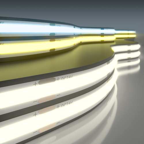 Купить Лента светодиодная 576Led 13W IP20 MIX 3300/6500 теплый белый/холодный белый, 5м COB 24V 576Led 13W IP20