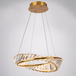 699043 Люстра VIDARE 20W LED 1700LM ЗОЛОТО 3000K IP20