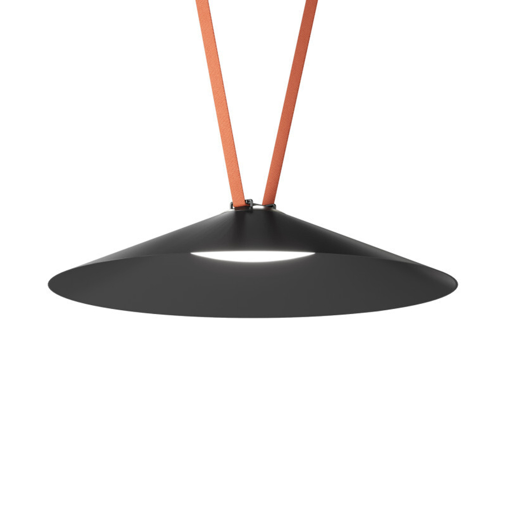 DK5568-BK Cветильник для трека-ремня Belty, серия Flow, со светодиодом, D600*H122мм, 48V DC, 24W, RA90, 120°, 4000K, IP20, черный, алюминий