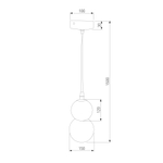 Подвесной светильник 50251/1 LED