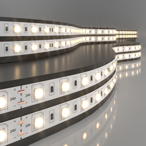 Купить Светодиодная лента 24 В 14,4 Вт/м 60 Led/м 5050 IP20, теплый белый 3300K, 5 м Лента светодиодная 24V 14,4W 60Led 5050 IP20 теплый белый, 5м