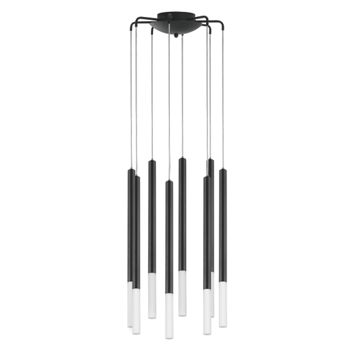 Купить L8T747137 Люстра TUBO LED 40W 2000LM 360G ЧЕРНЫЙ 3000K (574737+747137 (8шт)
