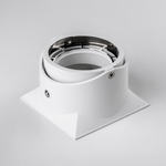 075246 Вставка квадратная поворотная STELLA BASE к 07505x/07507x с углом наклона 30G и вращением на 360G БЕЛЫЙ МАТОВЫЙ