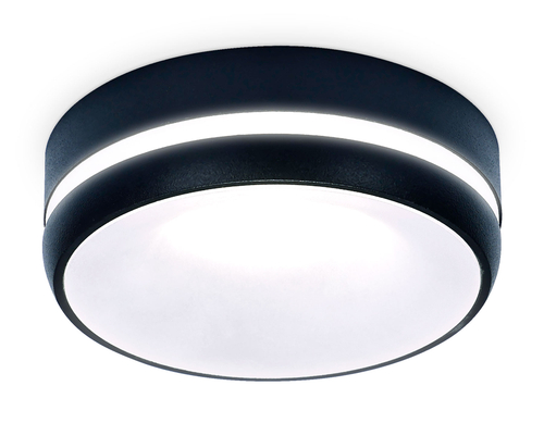 Купить TN3335 SBK/FR черный песок/белый матовый GU5.3 D96*46