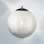 804101 Подвес DISSIMO 1х40W E27 ХРОМ/БЕЛЫЙ