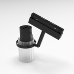 Slim Magnetic Трековый светильник со стеклянным плафоном 10W 4000K черный 85532/01