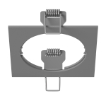 217519 Рамка INTERO 16 QUADRO СЕРЫЙ
