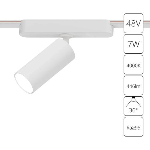 Купить Магнитный трековый светильник Arte Lamp RAPID A6156PL-1WH